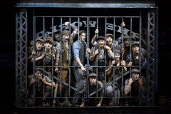 A scene during an opening night of Broadway musical Newsies at the Winspear Opera House in Dallas, TX on April 29, 2015.  (Kye R. Lee/The Dallas Morning News)