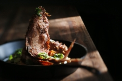 Whole fried fish; beeline snapper with kimchi fried rice at Underbelly in Houston, TX on December 10, 2014.  (Kye R. Lee/The Dallas Morning News)
