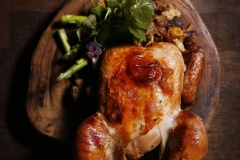 Whole Chicken during "soft service" at Proof + Pantry in Dallas, TX on August 23, 2014. Proof + Pantry opens to the public on August 27. (Kye R. Lee/The Dallas Morning News)