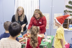 Photos during a classroom Christmas Party at the Hidden Lake Elementary in Keller, TX on December, 17, 2021.