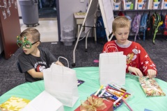 Photos during a classroom Christmas Party at the Hidden Lake Elementary in Keller, TX on December, 17, 2021.