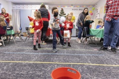 Photos during a classroom Christmas Party at the Hidden Lake Elementary in Keller, TX on December, 17, 2021.