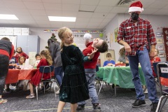 Photos during a classroom Christmas Party at the Hidden Lake Elementary in Keller, TX on December, 17, 2021.