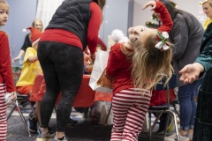 Photos during a classroom Christmas Party at the Hidden Lake Elementary in Keller, TX on December, 17, 2021.