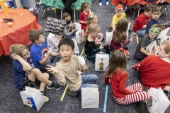 Photos during a classroom Christmas Party at the Hidden Lake Elementary in Keller, TX on December, 17, 2021.