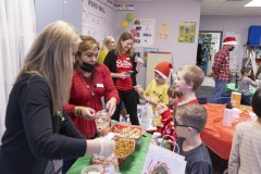 Photos during a classroom Christmas Party at the Hidden Lake Elementary in Keller, TX on December, 17, 2021.