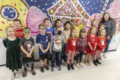 Photos during a classroom Christmas Party at the Hidden Lake Elementary in Keller, TX on December, 17, 2021.