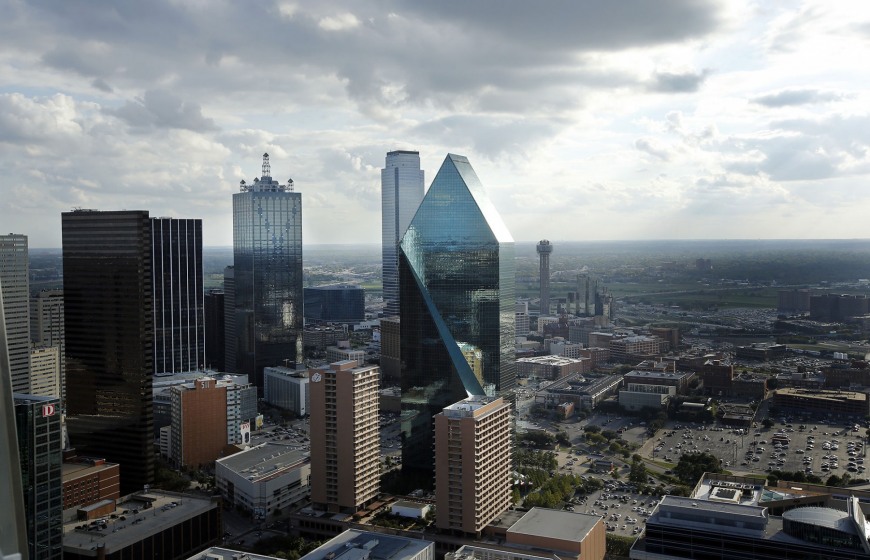 Overall view of downtown Dallas seen from Museum Tower on October 23, 2012. (Kye R. Lee/The Dallas Morning News)