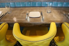 A bar area in front of the open kitchen at El Bolero in Dallas, TX on Wednesday, June 24, 2015.  (Kye R. Lee/The Dallas Morning News)