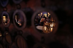 A view of Nickel & Rye through decor mirror on the wall on February 27, 2014.  (Kye R. Lee/The Dallas Morning News)