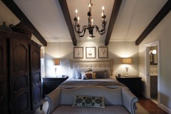 Master bedroom of Mike Munsterman's house at Oak Cliff neighborhood in Dallas, TX on October 9, 2014. (Kye R. Lee/The Dallas Morning News)